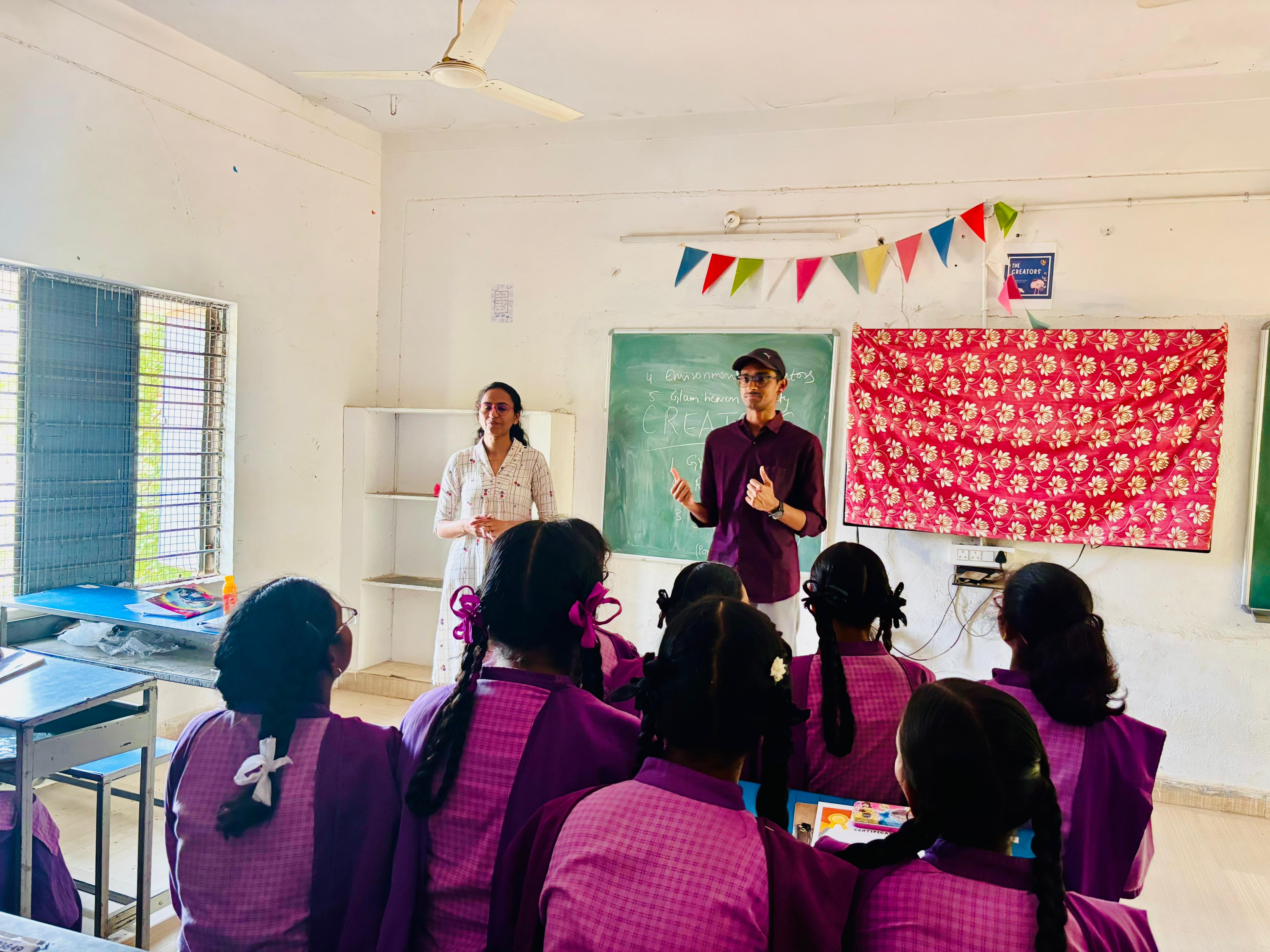 VTC team teaching in a rural classroom